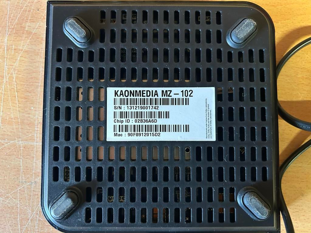 Kaonmedia MZ-102 ontvanger, Audio, Tv en Foto, Ophalen of Verzenden, Gebruikt, Decoder