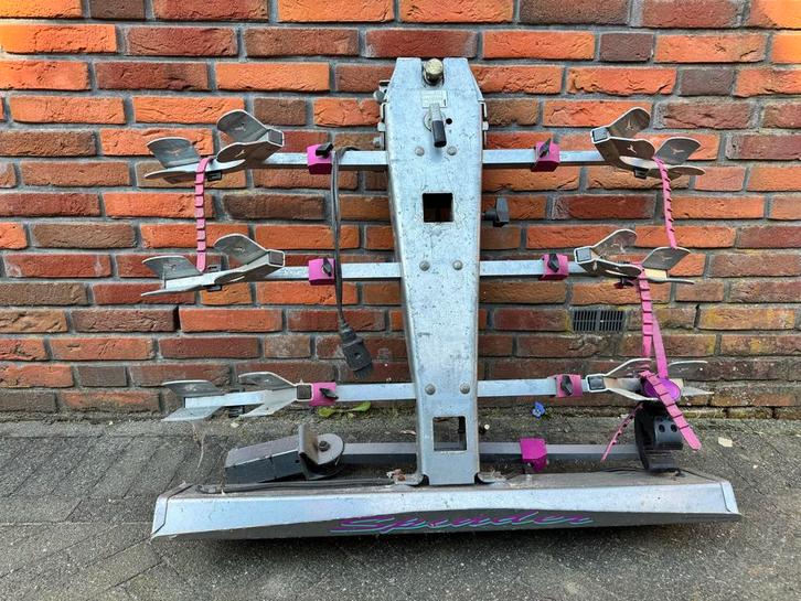 Stevige trekhaak fietsendrager, 3 fietsen (Spindler Falcon), Auto diversen, Fietsendragers, Gebruikt, Trekhaakdrager, 3 fietsen of meer