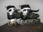Fila inline skates 4 wielen incl. beschermers maat 46, Overige merken, Heren, Ophalen of Verzenden, Zo goed als nieuw