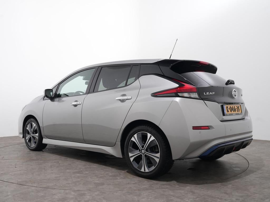 Nissan Leaf N-CONNECTA 40 KWH SOH 91,86% | Navi | Warmtepomp, Auto's, Nissan, Stof, Gebruikt, Zwart, Origineel Nederlands