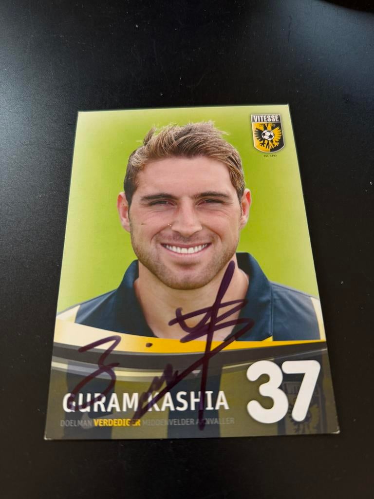 Splererskaart Guram Kashia Vitesse, Ophalen of Verzenden, Zo goed als nieuw, Vitesse