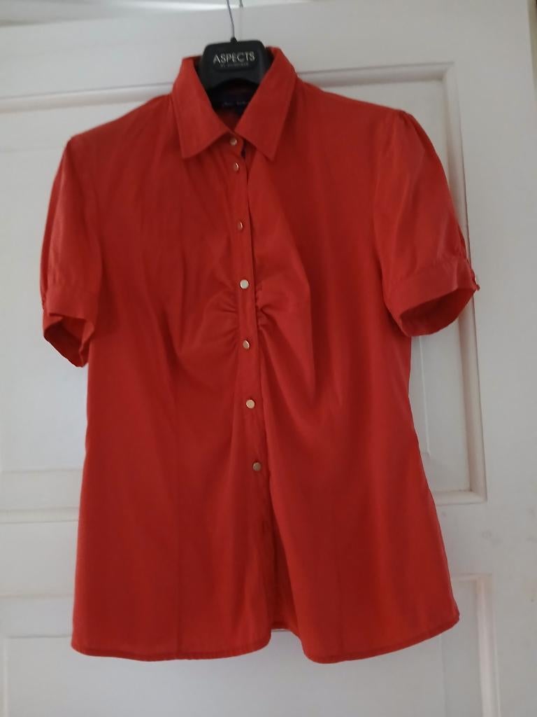 DAMESBLOUSE van FRANS MOLENAAR, Verzenden, Gedragen, Maat 38/40 (M), Rood