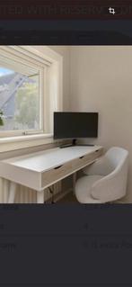 Desk Chair Light Grey/Beige, Ophalen, Gebruikt, Grijs, Bureaustoel