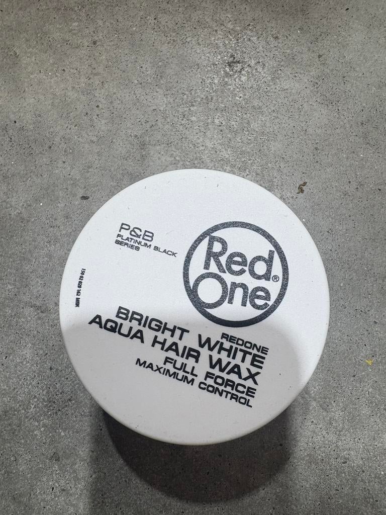 Redone haarwax hairwax red one wit white bright 24 STUKS, Verzenden, Nieuw, Gel, Wax, Haarlak of Mousse