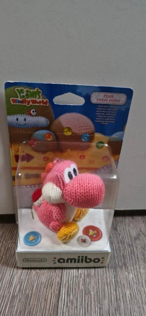Pink Yarn Yoshi amiibo Nieuw, Ophalen of Verzenden