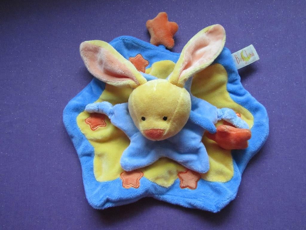 BABY LUNA IDIS Knuffeldoekje KONIJN **Nieuw**, Ophalen of Verzenden, Nieuw, Konijn, Met label