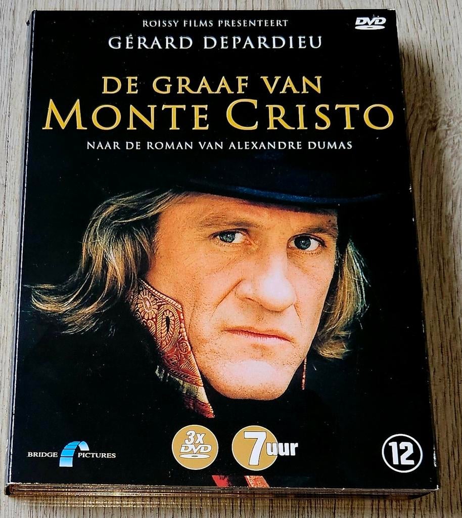 De Graaf van Monte Cristo - Gérard Depardieu (3x DVD), Vanaf 12 jaar, Ophalen of Verzenden, Zo goed als nieuw