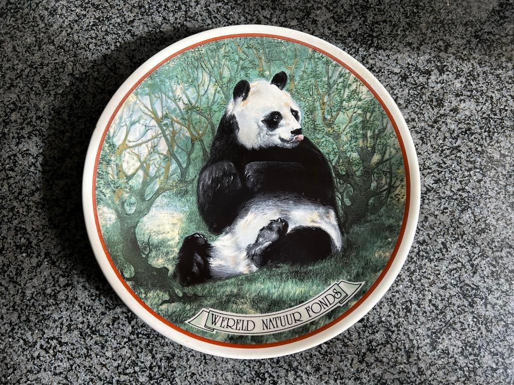 WWF Jubileumbord 1962-1982 met Panda - Regina Holland, Ophalen of Verzenden