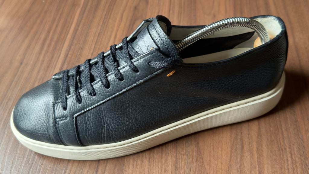 Santoni sneakers, maat 45, Kleding | Heren, Schoenen, Ophalen of Verzenden, Gedragen, Zwart, Sneakers of Gympen