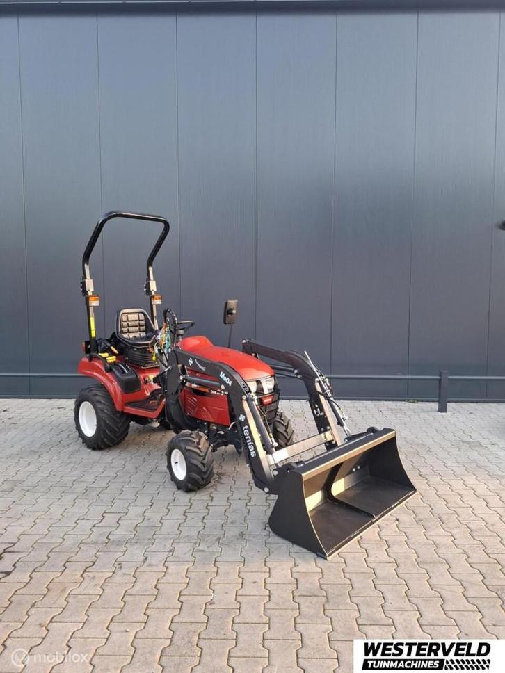 Jong gebruikte Shibaura SX 24 mini tractor met voorlader, Zakelijke goederen, Agrarisch | Tractoren, Overige merken, Gebruikt