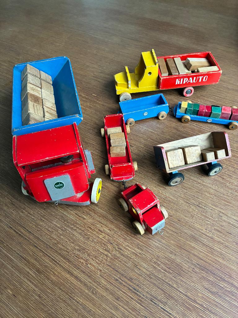Ado en Okwa houten speelgoed, Antiek en Kunst, Antiek | Speelgoed, Ophalen