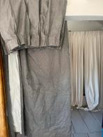 Antraciet verduisterend gordijn, Huis en Inrichting, Stoffering | Gordijnen en Lamellen, Ophalen, 200 cm of meer, Zo goed als nieuw