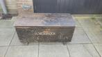 Vintage dekenkist / houten reiskoffer, Huis en Inrichting, Woonaccessoires | Kisten, Ophalen, Minder dan 50 cm, Gebruikt, 50 tot 100 cm