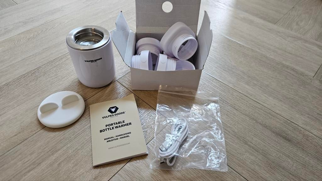 Vulpes Goods flessenwarmer universeel, Kinderen en Baby's, Babyvoeding en Toebehoren, Ophalen of Verzenden, Zo goed als nieuw
