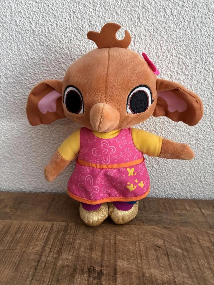 Pratende Sula (olifantje bij Bing) met geluid. 24 cm. ZGAN., Kinderen en Baby's, Speelgoed | Babyspeelgoed, Zo goed als nieuw