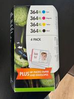 Hp 364 xl incl. Fotopapier en enveloppen, Computers en Software, Printerbenodigdheden, Ophalen of Verzenden, Nieuw, Cartridge