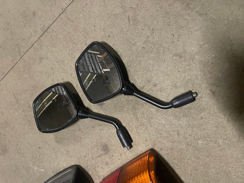 Spiegels van motor en achterlichten, Auto-onderdelen, Spiegels, Ophalen, Gebruikt, Audi