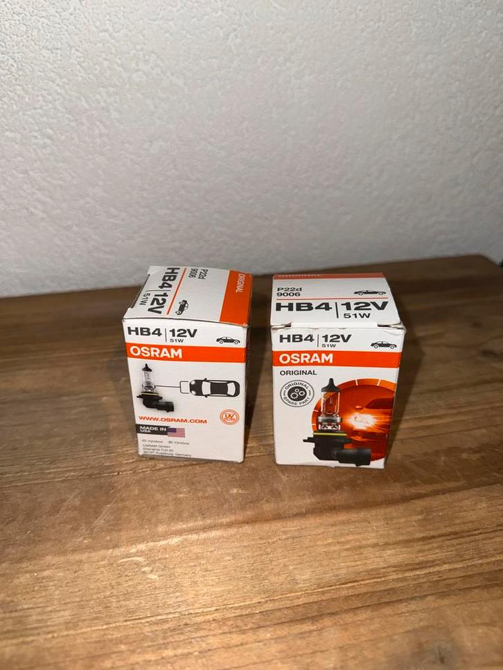 2x OSRAM HB4 9006 12V 51W autolampen, Auto-onderdelen, Verlichting, Universele onderdelen, Nieuw, Ophalen of Verzenden