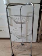 Super mooie grote etagere op wieltjes nieuw, Huis en Inrichting, Woonaccessoires | Etagères, Ophalen, Nieuw