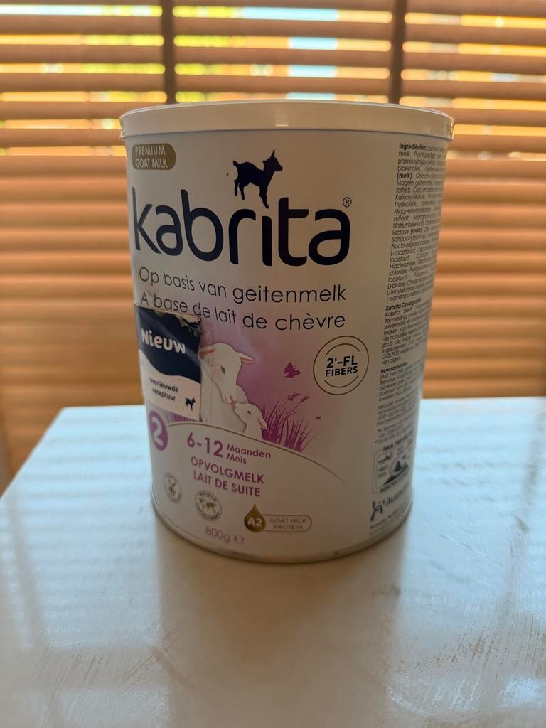 Kabrita 2 Opvolgmelk op basis van geitenmelk 800 gram, Ophalen of Verzenden, Nieuw, Overige typen