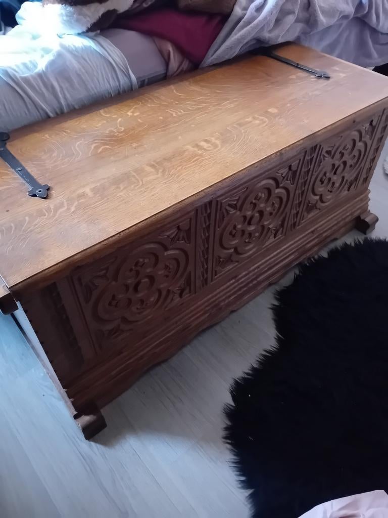 zware houten kist, Ophalen, Minder dan 50 cm, Minder dan 50 cm