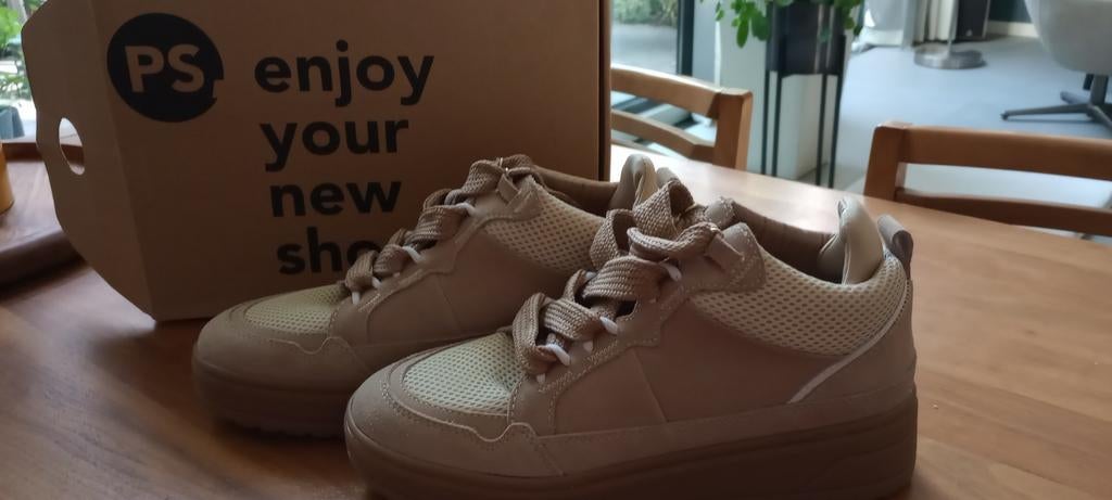 Nieuwe Poelman Sneakers Maat 42 - Sand/Beige, Poelman, Beige, Nieuw, Ophalen of Verzenden