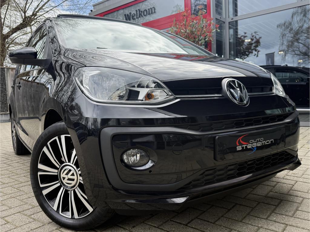 Volkswagen up! 1.0 5 DRS *!* HIGH UP *!* AUTOMAAT *!* PANORA, Stof, Gebruikt, 840 kg, 4 stoelen