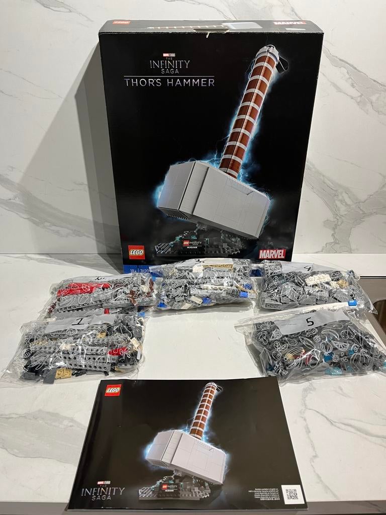 Lego Marvel 76209 Thor’s hammer, Ophalen, Zo goed als nieuw, Complete set, Lego