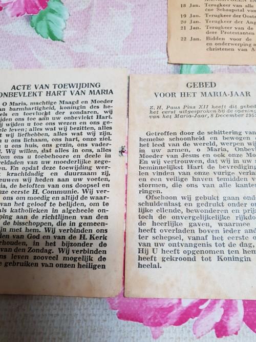 vintage Prentenkaartjes, religieus, 17 stuks, Verzamelen, Ophalen of Verzenden