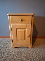 Eiken nachtkastje, Ophalen, Gebruikt, Minder dan 45 cm, 55 tot 70 cm