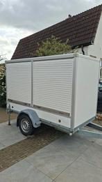 Gesloten aanhanger met rolluik en oplooprem, Ophalen of Verzenden, Gebruikt
