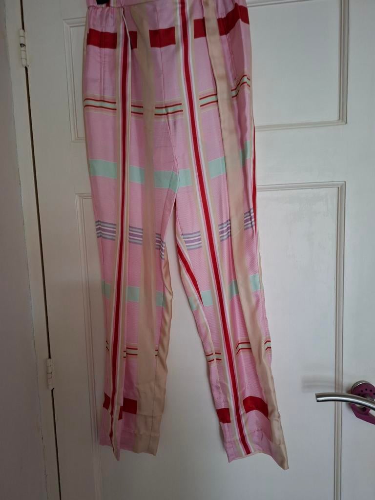 Nieuwe zijden broek Diane von Furstenberg maat M, Maat 38/40 (M), Nieuw, Ophalen of Verzenden, Lang