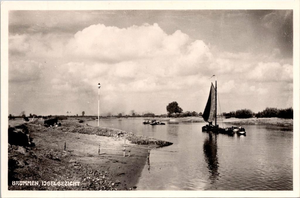 Brummen - IJsselgezicht, Verzenden, 1940 tot 1960, Ongelopen, Gelderland
