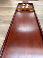 Homas sjoelbbak compleet met schijven, Hobby en Vrije tijd, Gezelschapsspellen | Overige, Ophalen, Zo goed als nieuw