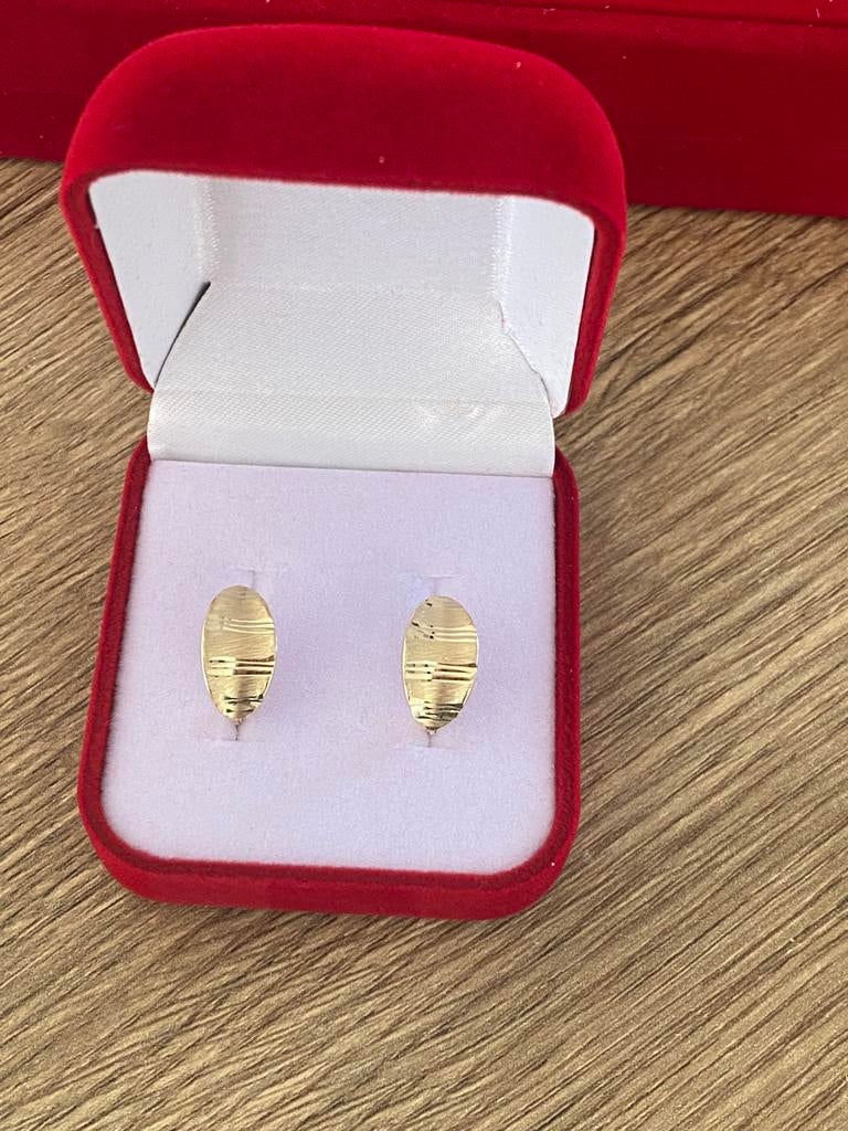 14 karaat gouden oorbellen gemerkt 585, Ophalen of Verzenden, Nieuw, Goud, Goud