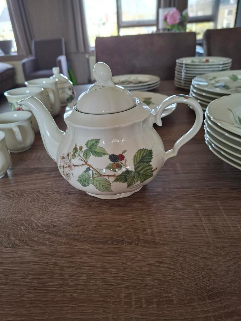 Prachtig Waldbeere Servies - Compleet en Zo Goed als Nieuw, Ophalen of Verzenden, Zo goed als nieuw, Overige stijlen, Porselein
