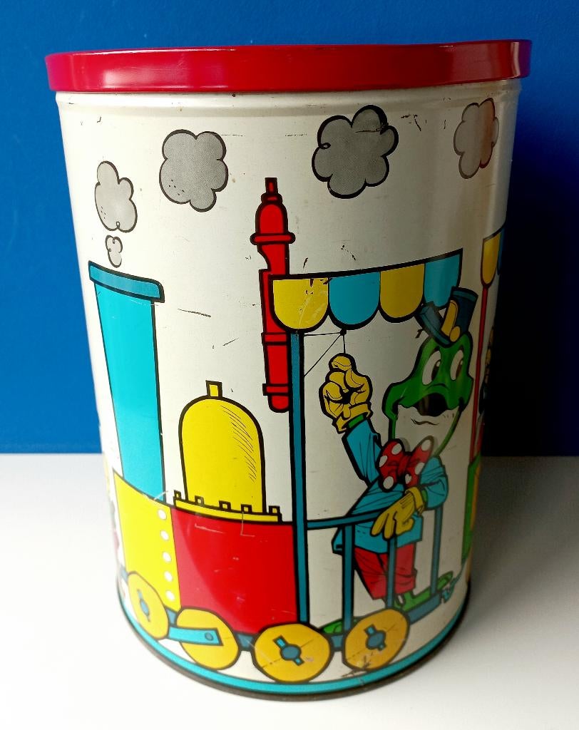 Vintage XL Blik/TOMADO/Rick de Kikker, Verzamelen, Ophalen of Verzenden, Gebruikt, Overige, Overige merken