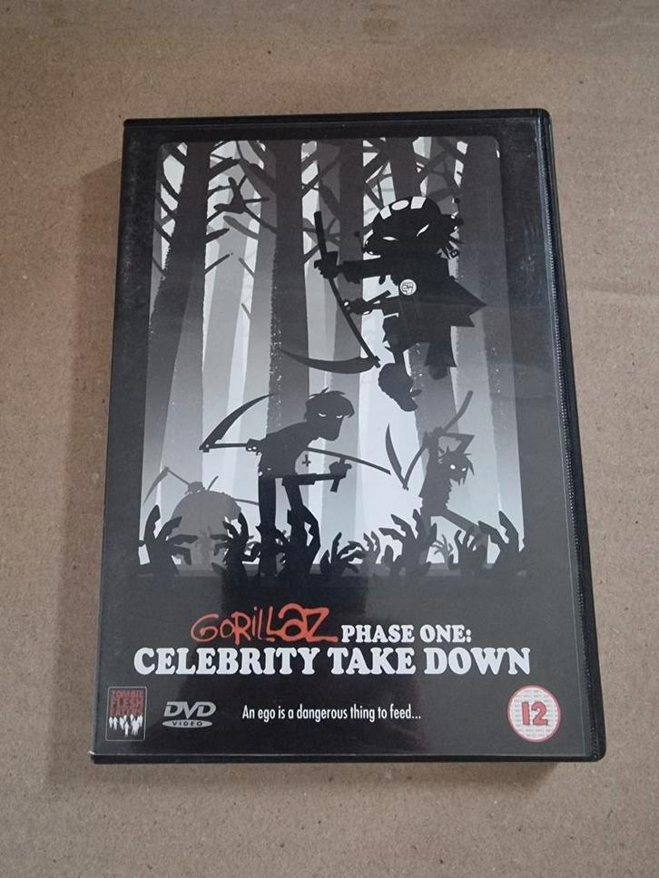 Gorillaz Phase One: Celebrity Take Down DVD, Cd's en Dvd's, Dvd's | Overige Dvd's, Gebruikt, Vanaf 12 jaar, Ophalen of Verzenden