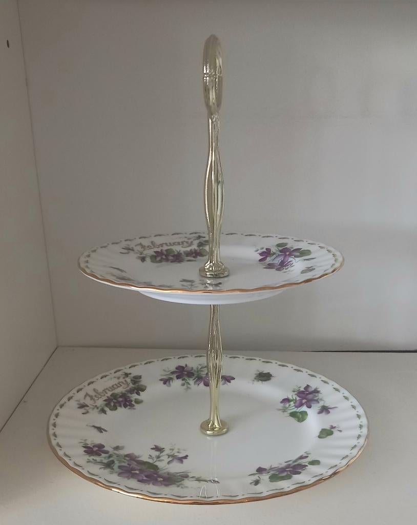 royal albert etagere februari, Ophalen of Verzenden