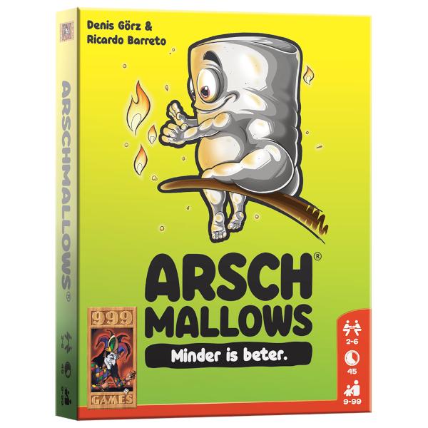 Arschmallows Basisspel 999 Games Kaartspel Nieuw, 999 Games, Nieuw, Ophalen of Verzenden, Vijf spelers of meer
