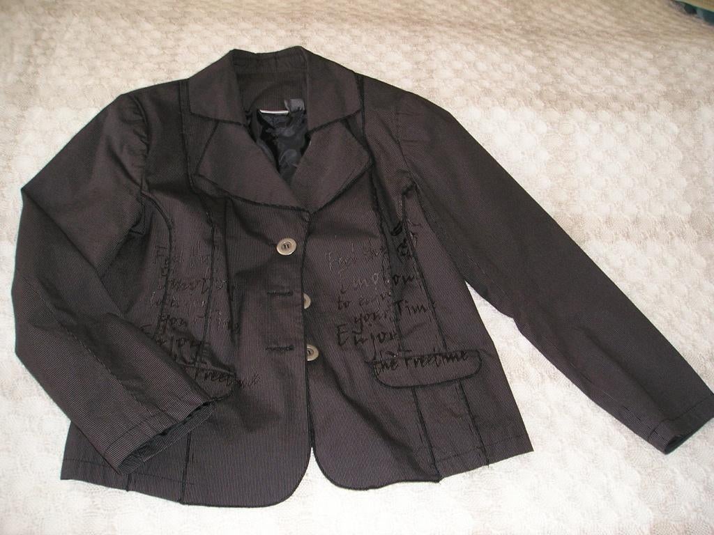 apart grijs jasje Great Looks maat 44, Kleding | Dames, Jasjes, Kostuums en Pakken, Maat 42/44 (L), Zo goed als nieuw, Jasje, Grijs