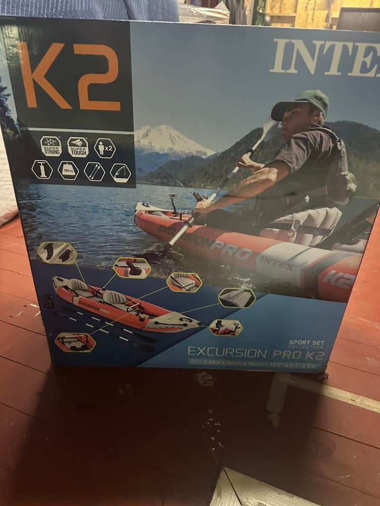 K2 opblaaskano, Ophalen, Nieuw, 2-persoons