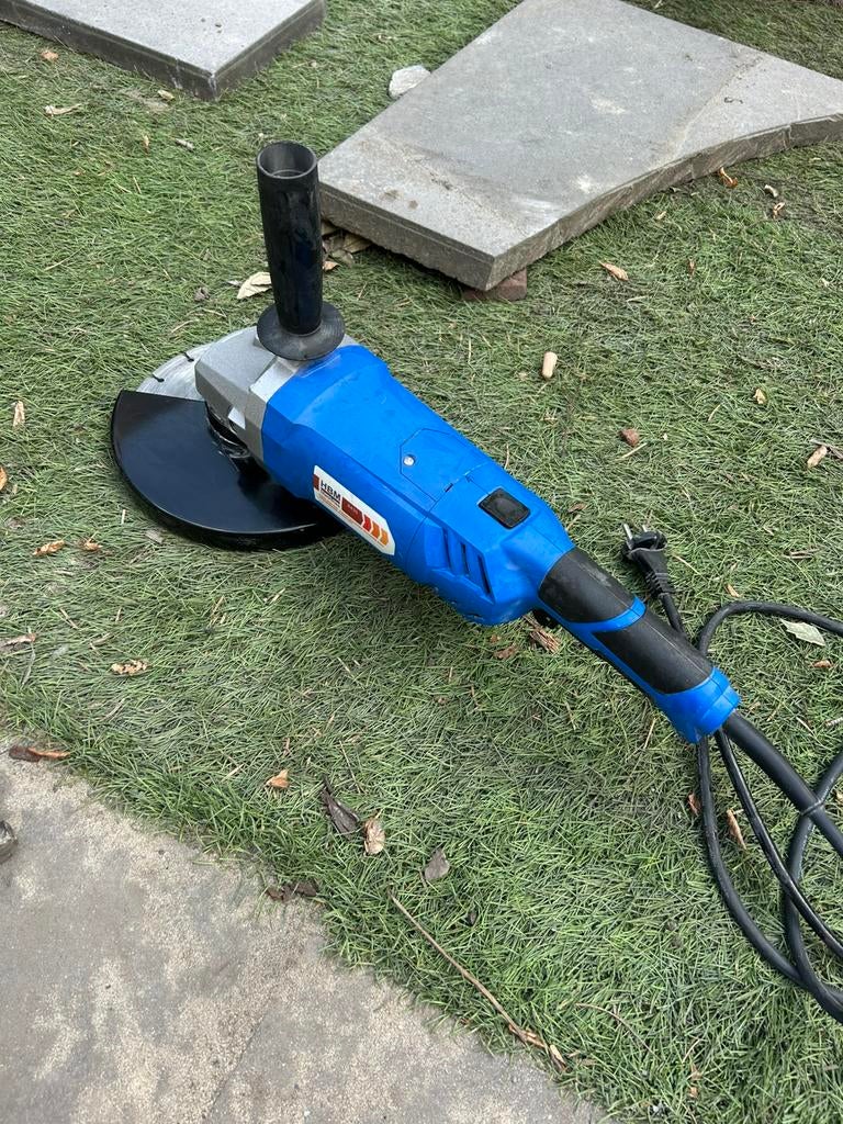 HBM haake slijper 230 mm, Ophalen of Verzenden, Zo goed als nieuw, 1000 watt of meer, Haakse handslijpmachine