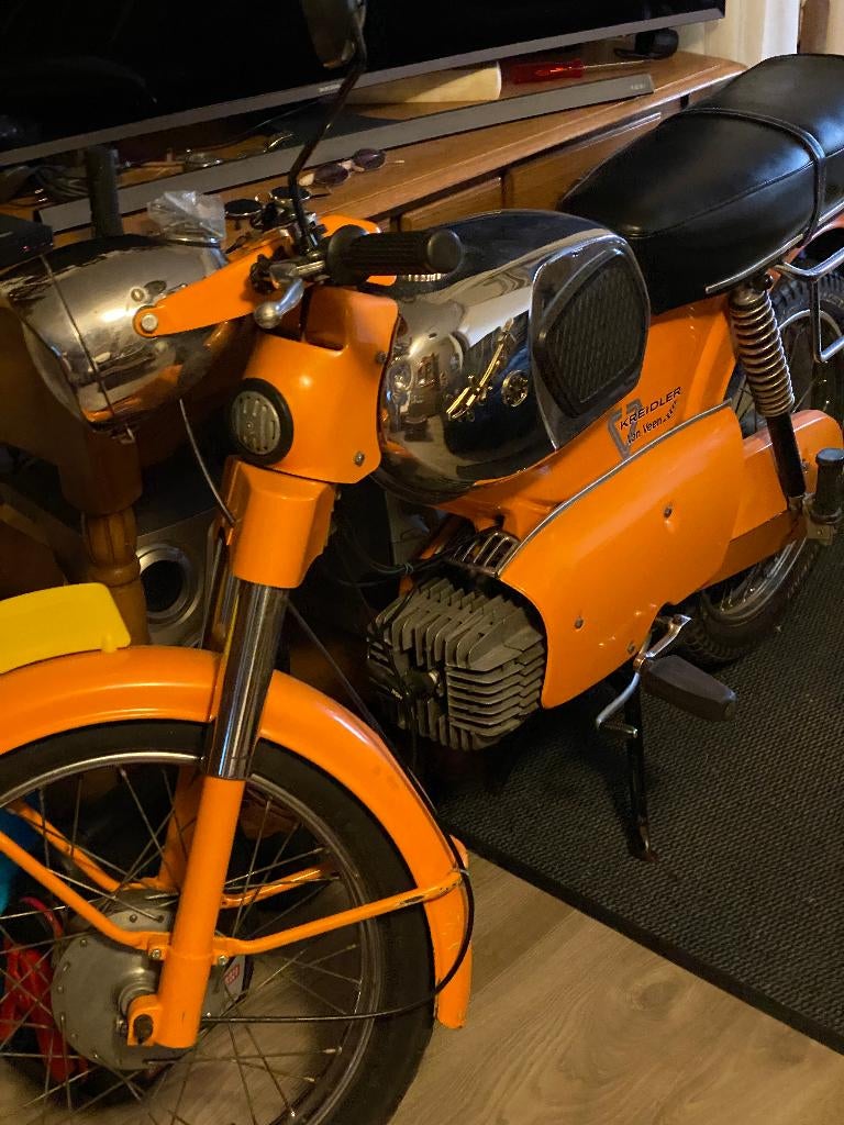 kreidler 4-speed, Fietsen en Brommers, Brommers | Oldtimers, Maximaal 45 km/u, Ophalen, Overige merken, 4 versnellingen