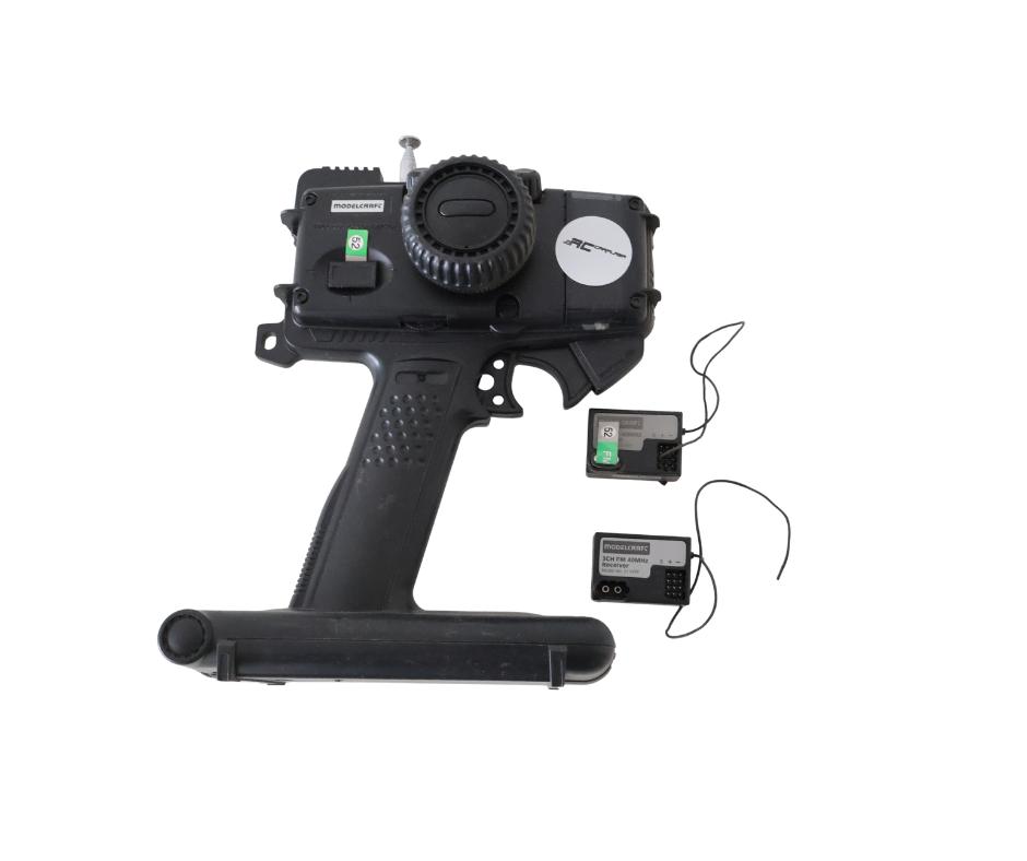 Modelcraft zender 40mhz + 2x ontvanger rc