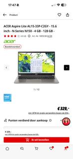 Acer Laptop, Computers en Software, Chromebooks, 4 GB of minder, 15 inch, Qwerty, Nieuw