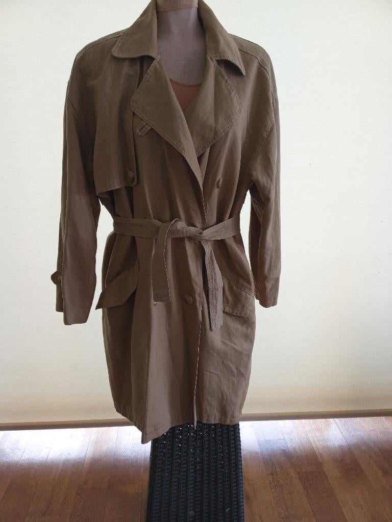 LINNEN JAS, MAAT 44, Kleding | Dames, Ophalen of Verzenden, Zo goed als nieuw, Maat 42/44 (L), Beige