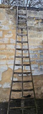 Antieke houten fruitladder - 3 meter - origineel, Ophalen, Gebruikt, Ladder, 2 tot 4 meter