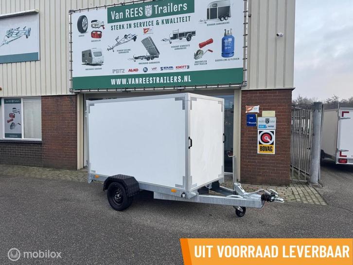 NIEUW VDM Gesloten Trailer 300x150x150 1500kg LED, Auto diversen, Aanhangers en Bagagewagens, Nieuw