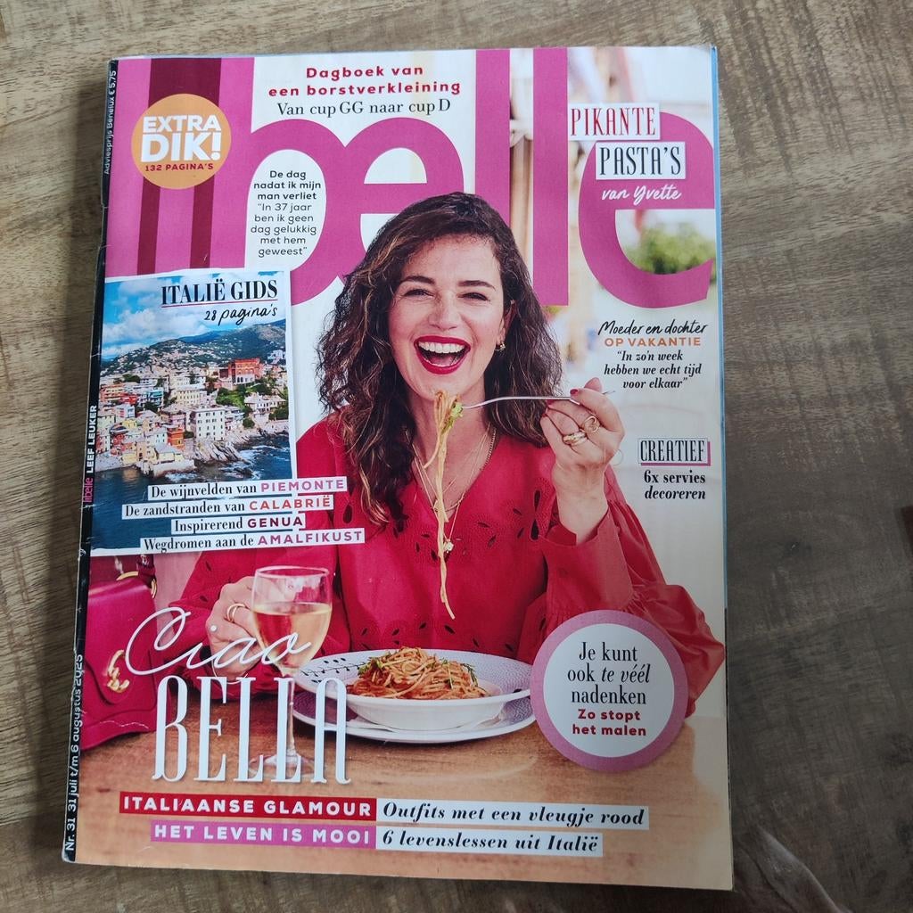 Libelle -  Extra Dik - Nummer 31 - 2025 - Italië -, Boeken, Tijdschriften en Kranten, Ophalen of Verzenden, Zo goed als nieuw